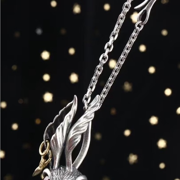 Men's and Women's Cool Gothic Rock Rabbit Necklace - Picture 7 of 8